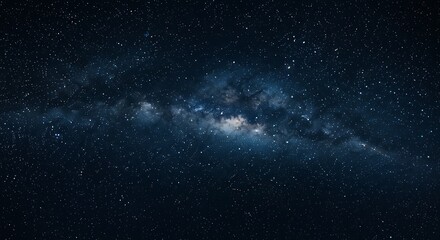 Fototapeta premium Milky Way Galaxy and Starry Night Sky Background 