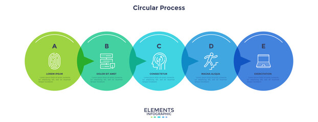 Modern Infographic Vector Banner. Business Illustration