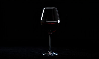 Deep Crimson Wine Against Black Velvet

