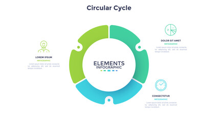 Modern Infographic Vector Banner. Business Illustration