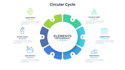 Modern Infographic Vector Banner. Business Illustration
