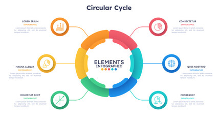 Modern Infographic Vector Banner. Business Illustration