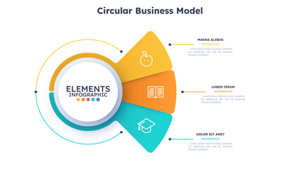 Modern Infographic Vector Banner. Business Illustration