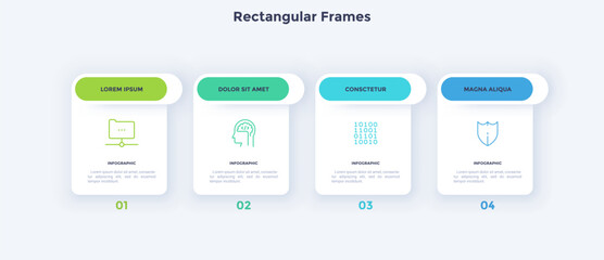 Modern Infographic Vector Banner. Business Illustration