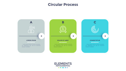 Modern Infographic Vector Banner. Business Illustration