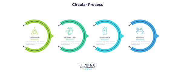 Modern Infographic Vector Banner. Business Illustration