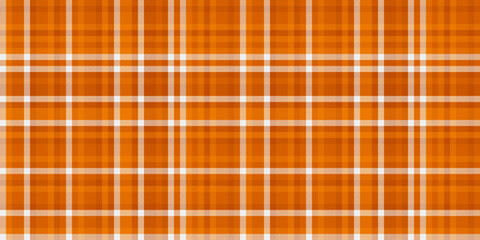 Vibrant orange and white plaid pattern.  Perfect for textile designs, website backgrounds, or autumnal themed projects.