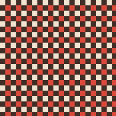 Retro Checkered Pattern Background