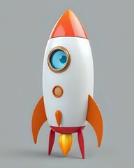 funny cartoon rocket