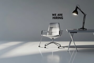 Modern office space, inviting new hires
