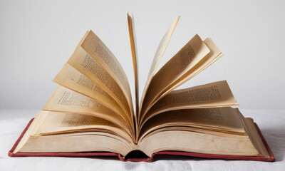 An open book sitting on a bed, perfect for cozy nights in