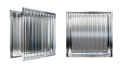 Transparent glass block for interior design. Aesthetic and modern shape of textured. Capturing abstract patterns and light distortion. Building assortment for home, bathroom and office.