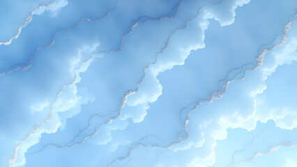 "Dreamy polished cloudy blue marble with soft swirls, luminous finish for spa interiors and luxury decor. Ultra-HD and tranquil."