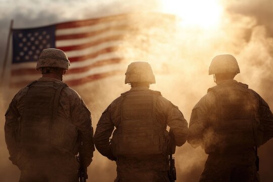 Armed forces day - American soldier, national honor, military tribute, USA pride, defense recognition, service dedication, patriotic appreciation, national gratitude, uniformed commitment, armed duty. - Powered by Adobe