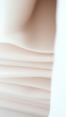 Fototapeta premium close up of a stack of white sheets