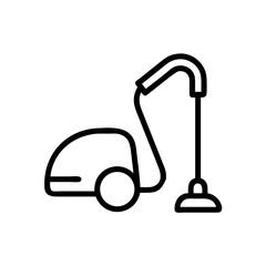 vacuum cleaner on transparent background for web and graphic design