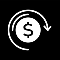 Vector Icon of Inflation and Liquidity for Economic Concept