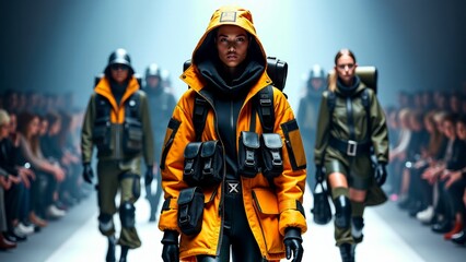 runway survival fashion: post-apocalyptic style