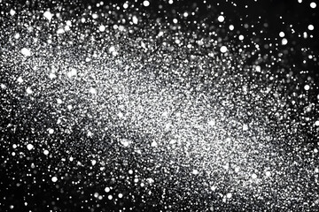 Obraz premium Shimmering Silver Glitter Texture with Fine Sparkles