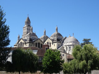 View of the roofs of Saint-Front Cathedral in P&eacute;rigueux - Vue des toitures de la Cath&eacute;drale Saint-Front de P&eacute;rigueux