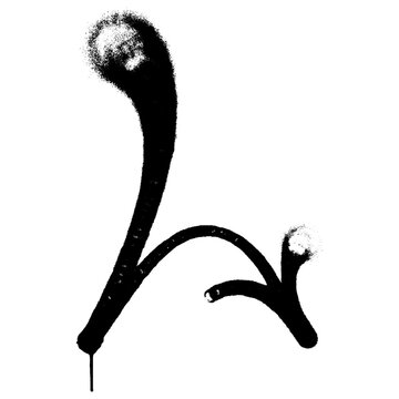 spray arrow graffiti style element