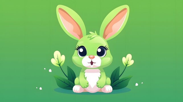 Professional Easter Rabbit Vector Illustration for Seasonal Designs
