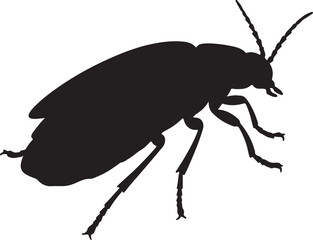 Firefly Silhouette Vector Illustration