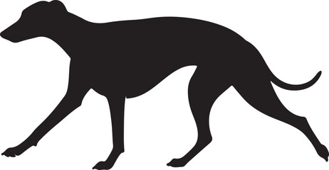 Whippet Silhouette – Single Icon