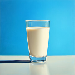 glass of milk generated by AI
