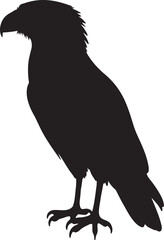 Yellow Headed Caracara Silhouette &ndash; Single Icon