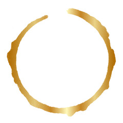 Golden Circle, golden border, golden wedding ornament, luxurious gold circle