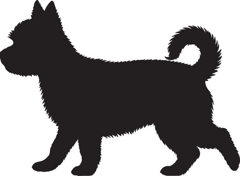 Zuchon Silhouette Side View Single Icon