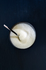 spoon in a jar of sugar, sweet, spice