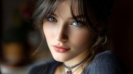 Fototapeta premium Close-up portrait of a woman (1)