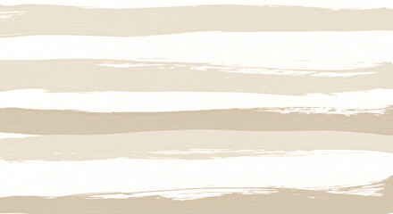 Fototapeta premium Beige Brushstroke Abstract: Serene Horizontal Stripes