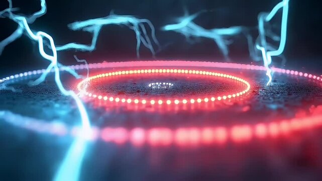 Abstract electric light design