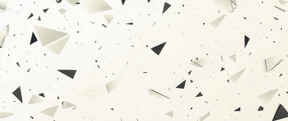 Abstract background with scattered triangular shapes in light and dark tones