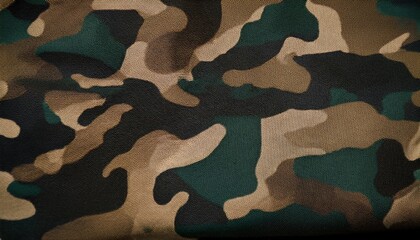 texture of fabric with military camouflage military theme background
