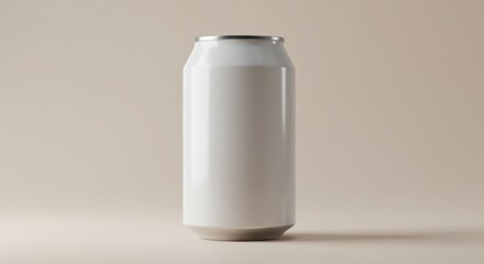 White Beverage Can