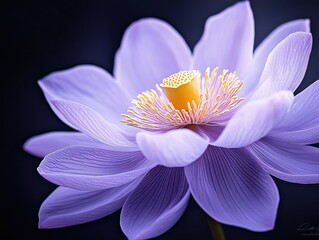 Purple Lotus in Soft Focus