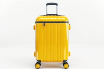 yellow suitcase