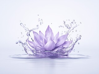 Water Splashing Lotus