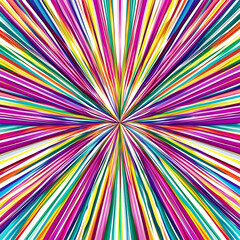 Colorful radiating lines abstract background; perfect for website banners or design projects