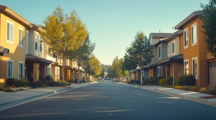 A clean, well-maintained housing development with diverse residents, representing the role of affordable housing in building stable communities and fighting poverty 