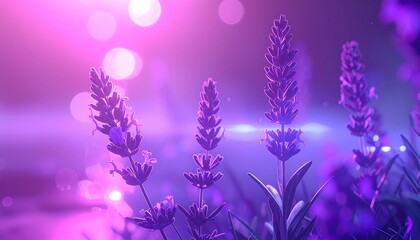 Fototapeta premium neon colored hd resolution lavender wallpaper