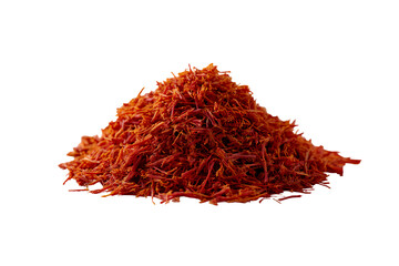 Naklejka premium some saffron, a bunch, ingredients, Chinese herbs, spices, isolated
