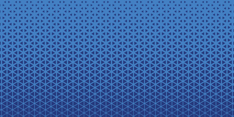 Triangles Halftone Pattern Vector Abstract Geometric Technology Background. Triangular Half Tone Texture. Minimal Style Dynamic Tech Wallpaper