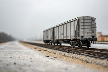 Obraz premium freight train on railway