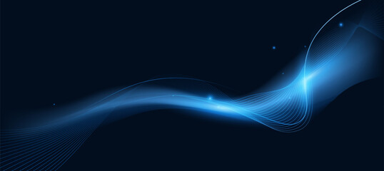 Technology digital flow background, modern tech banner, corporate business concept, hi-tech abstract background  for presentation business or tech event poster EPS 10