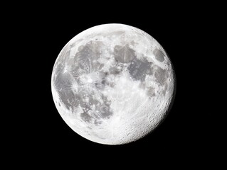 Fototapeta premium Full moon, detailed texture